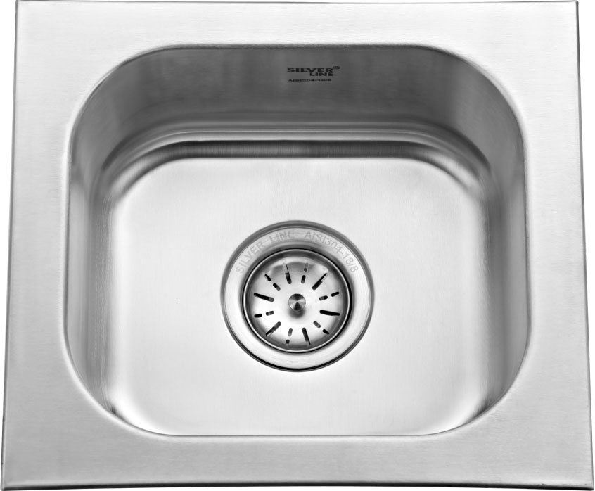 Regular Series Single Bowl 304 Grade Kitchen Sink (16" x 14" x 7") — 1001 - main product image