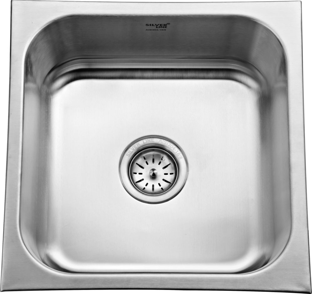 Regular Series Single Bowl 304 Grade Kitchen Sink (18" x 18" x 8") — 1004 - main product image