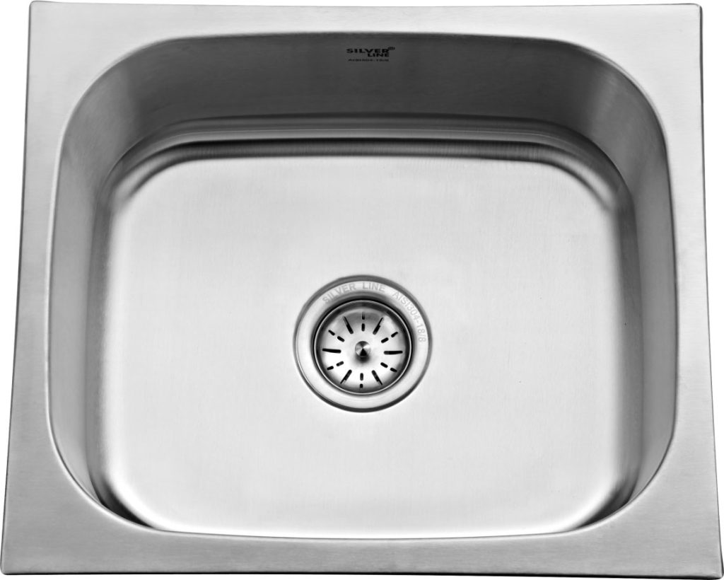 Regular Series Single Bowl 304 Grade Kitchen Sink (21" x 18" x 8") — 1005 - main product image