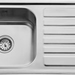 Regular Series Single Bowl With Drainboard 304 Grade Kitchen Sink (37" x 18" x 8") - main product image
