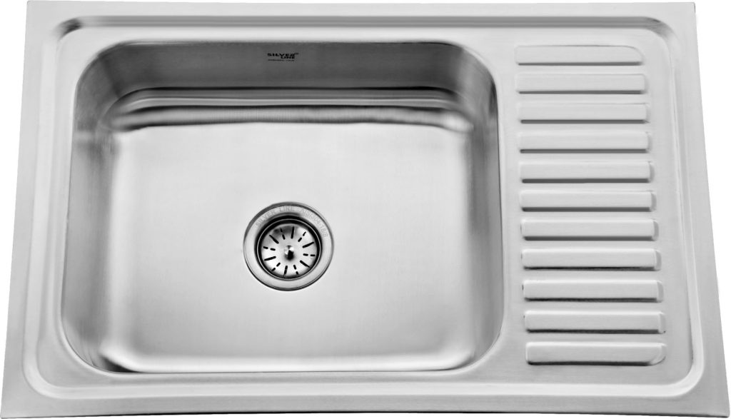 Regular Series Single Bowl With Drainboard 304 Grade Kitchen Sink (32" x 20" x 8") - main product image