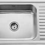 Regular Series Single Bowl With Drainboard 304 Grade Kitchen Sink (32" x 20" x 8") - main product image