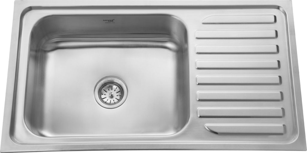 Regular Series Single Bowl With Drainboard 304 Grade Kitchen Sink (36" x 20" x 8") - main product image