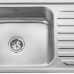 Regular Series Single Bowl With Drainboard 304 Grade Kitchen Sink (36" x 20" x 8") - main product image