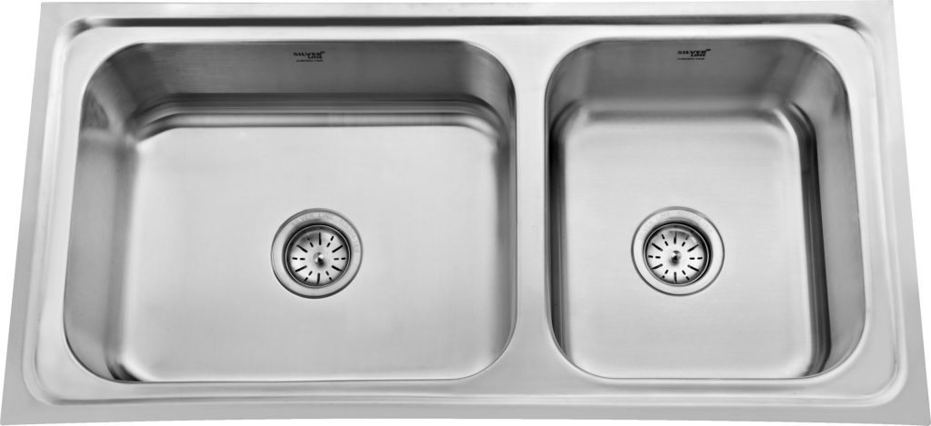 Regular Series Double Bowl 304 Grade Kitchen Sink (40" x 20" x 8") - main product image
