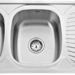 Regular Series Double Bowl With Drainboard 304 Grade Kitchen Sink (48" x 20" x 8") — 4005 - main product image