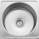Regular Series Round Single Bowl 304 Grade Kitchen Sink (16" round x 7" deep) — 7001 B - main product image