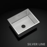 Low Radius Single Bowl 304 Grade Kitchen Sink (22" x 18" x 9") - main product image