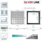 Recessed Manhole Cover (25" x 25") | SS 304 - Heavy Duty with Tile/Marble Insert for Indoor & Outdoor Use - Silver Line - technical drawing