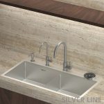 Kitchen Sink Mixture Faucet - Silver Line - lifestyle
