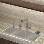Pull-Out Kitchen Sink Faucet with Two-Function Spray Head - Silver Line - lifestyle