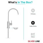RO Fresh Water Kitchen Sink Faucet - Silver Line - box contents