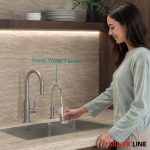 RO Fresh Water Kitchen Sink Faucet - Silver Line - product view