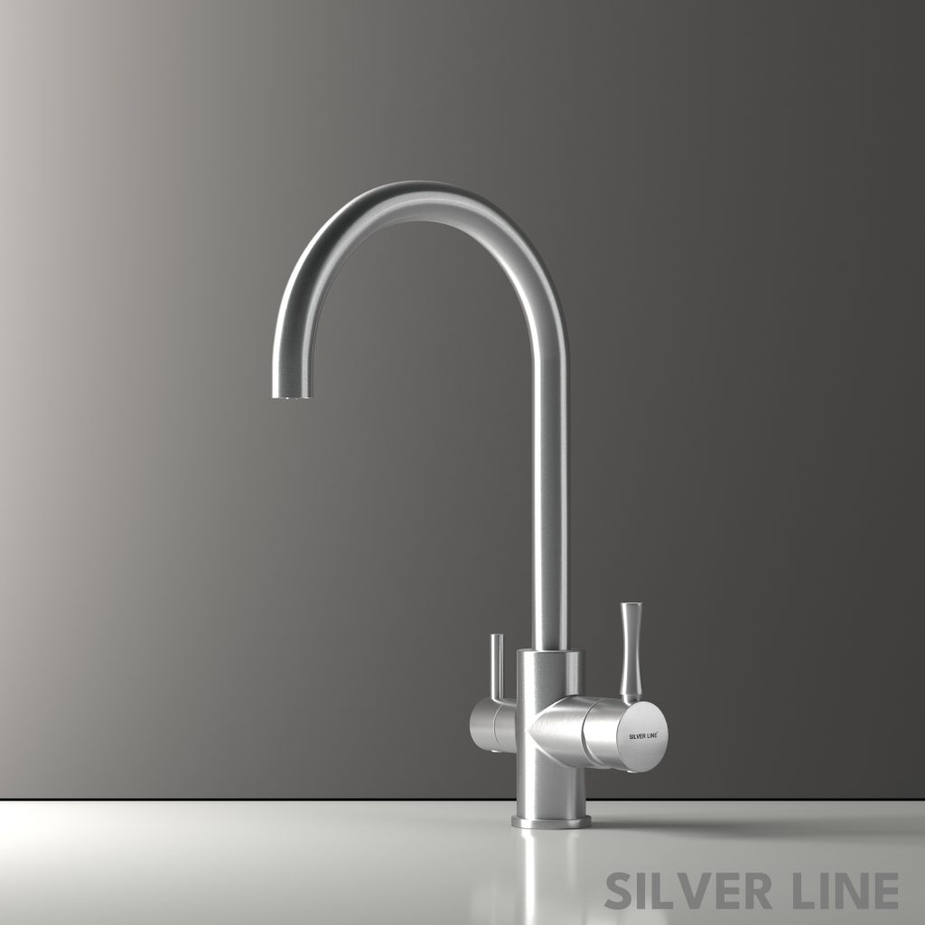 3 in 1 RO and Mixture Kitchen Sink Faucet - Silver Line - main product image