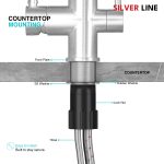 3 in 1 RO and Mixture Kitchen Sink Faucet - Silver Line - installation