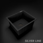 German Quartz Single Bowl Kitchen Sink - Starry Night (18" x 16" x 8") - main product image