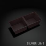 German Quartz Double Bowl Kitchen Sink with Faucet Hole - Coffee (45" x 20" x 9") - main product image