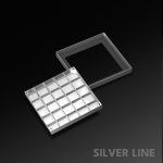 Recessed Manhole Cover (21" x 21") | SS 304 - Heavy Duty with Tile/Marble Insert for Indoor & Outdoor Use - Silver Line - main product image