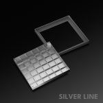 Recessed Manhole Cover (27" x 27") | SS 304 - Heavy Duty with Tile/Marble Insert for Indoor & Outdoor Use - Silver Line - main product image