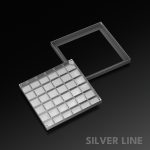 Recessed Manhole Cover (28" x 28") | SS 304 - Heavy Duty with Tile/Marble Insert for Indoor & Outdoor Use - Silver Line - main product image