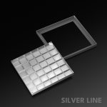 Recessed Manhole Cover (30" x 30") | SS 304 - Heavy Duty with Tile/Marble Insert for Indoor & Outdoor Use - Silver Line - main product image