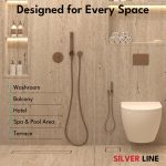 Tile Insert Floor Drain | 304 Stainless Steel | Invisible Drain with Cockroach Trap - Silver Line — 6" x 6" - lifestyle