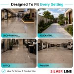 Recessed Manhole Cover (30" x 30") | SS 304 - Heavy Duty with Tile/Marble Insert for Indoor & Outdoor Use - Silver Line - lifestyle