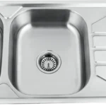 1200x480 mm Double Bowl Kitchen Sink with Drainboard - main product image