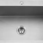 10030 - Handmade Single Bowl Kitchen Sink With Faucet Deck