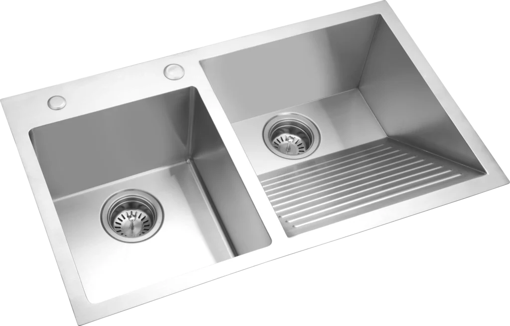 10034 - Handmade Double Bowl Laundry Kitchen Sink